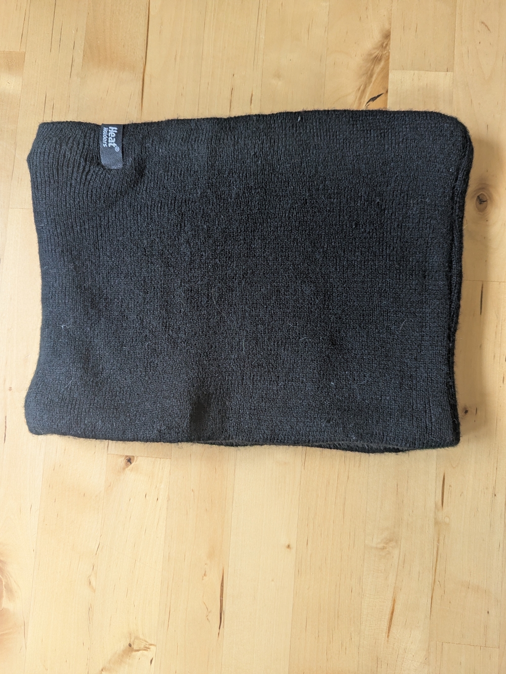 Heat Holders Neck Warmer Fur Lined Cozy Black Neck Warmer